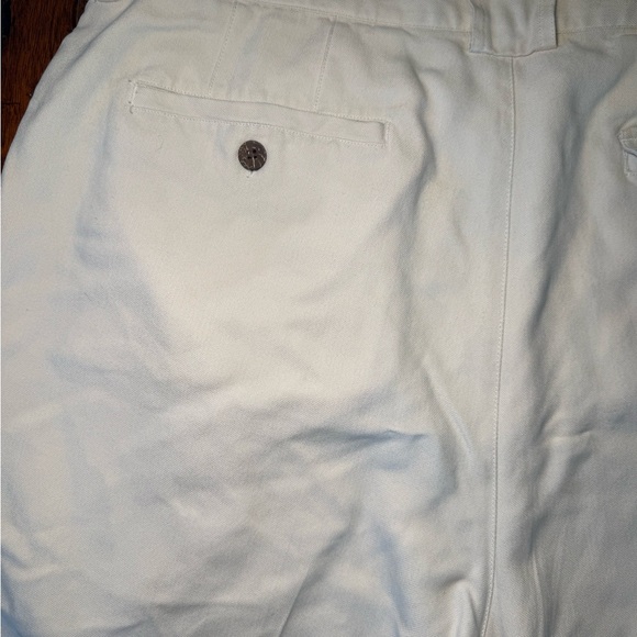 Tommy Bahama Shorts Men's Size 40 Cream 100% Silk Golf Dress Pleated Preppy Mens - Picture 7 of 9